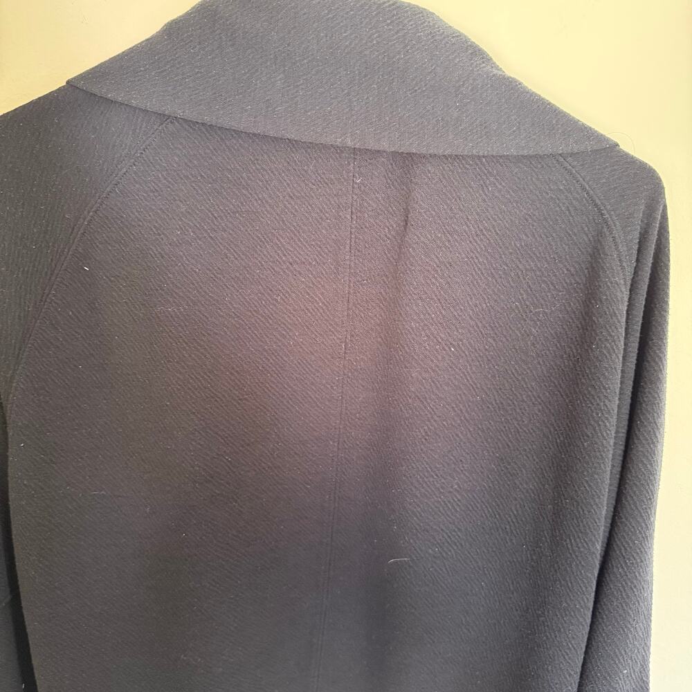 PrAna | Black Textured Open Front Rolled Collar Size XS Casual Loungewear - Picture 8 of 11